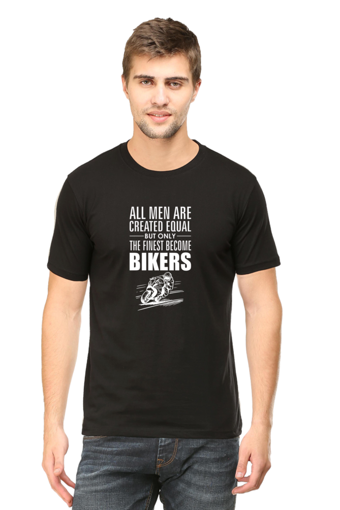 The Finest Become Bikers: Biker T-Shirt