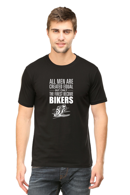 The Finest Become Bikers: Biker T-Shirt