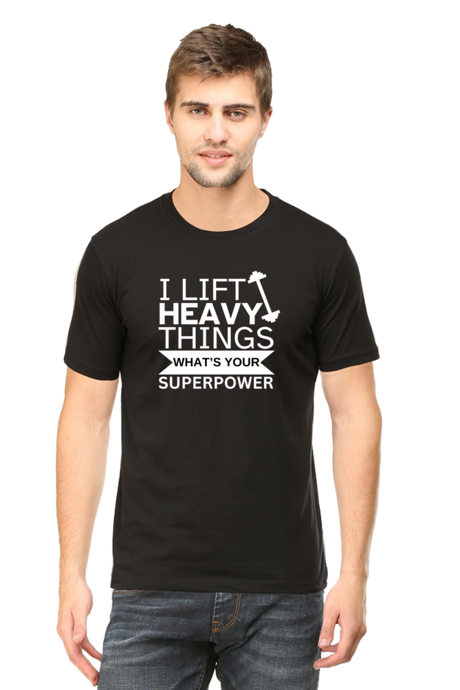 I Lift Heavy Things: Gym T-Shirt