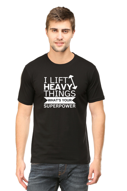 I Lift Heavy Things: Gym T-Shirt