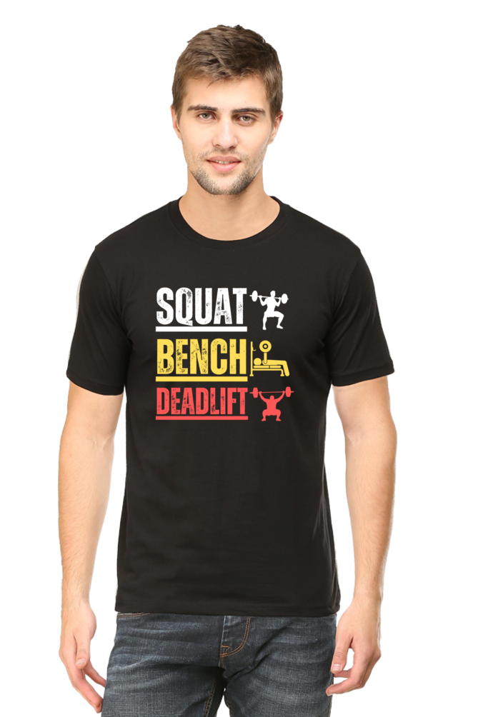 Squat Bench Deadlift: Gym T-Shirt