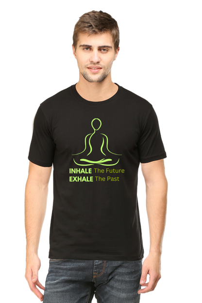 Inhale The Future Exhale The Past : Yoga T-Shirt