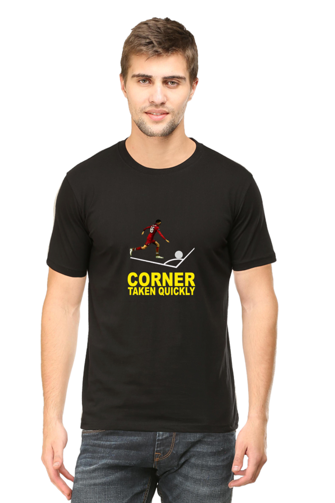 Corner Taken Quickly: Football T-Shirt