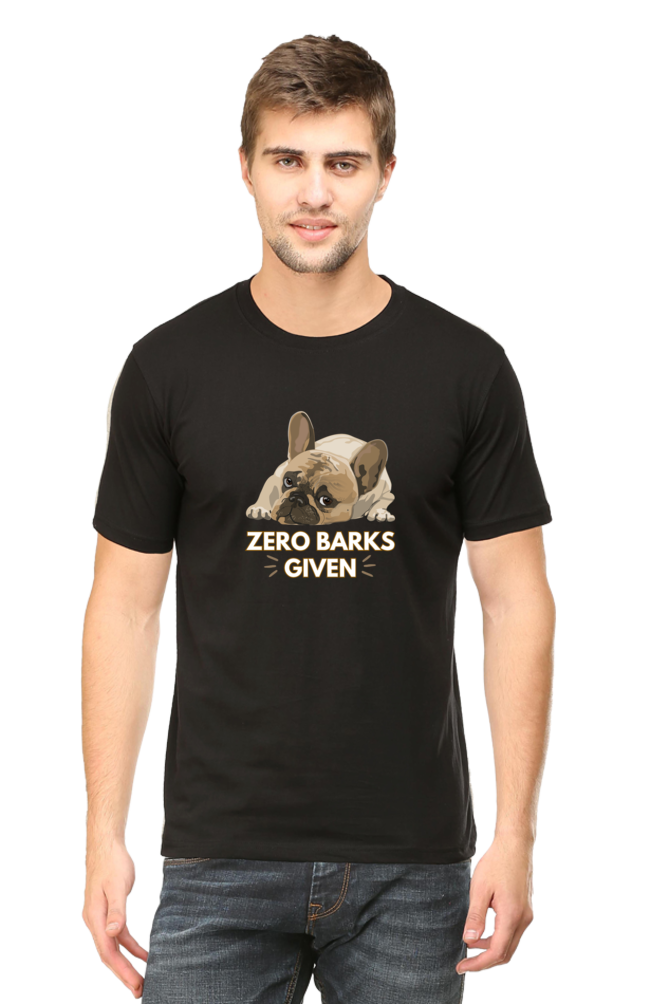 Zero Barks Given: Dog T-Shirt