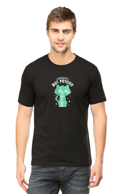 Adrobale But Psyscho: Cat T-Shirt