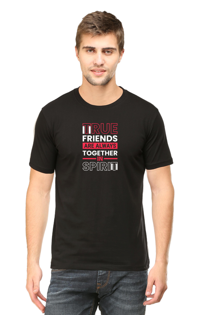 True Friends Are Always Together In Spirit: Friends T-Shirt