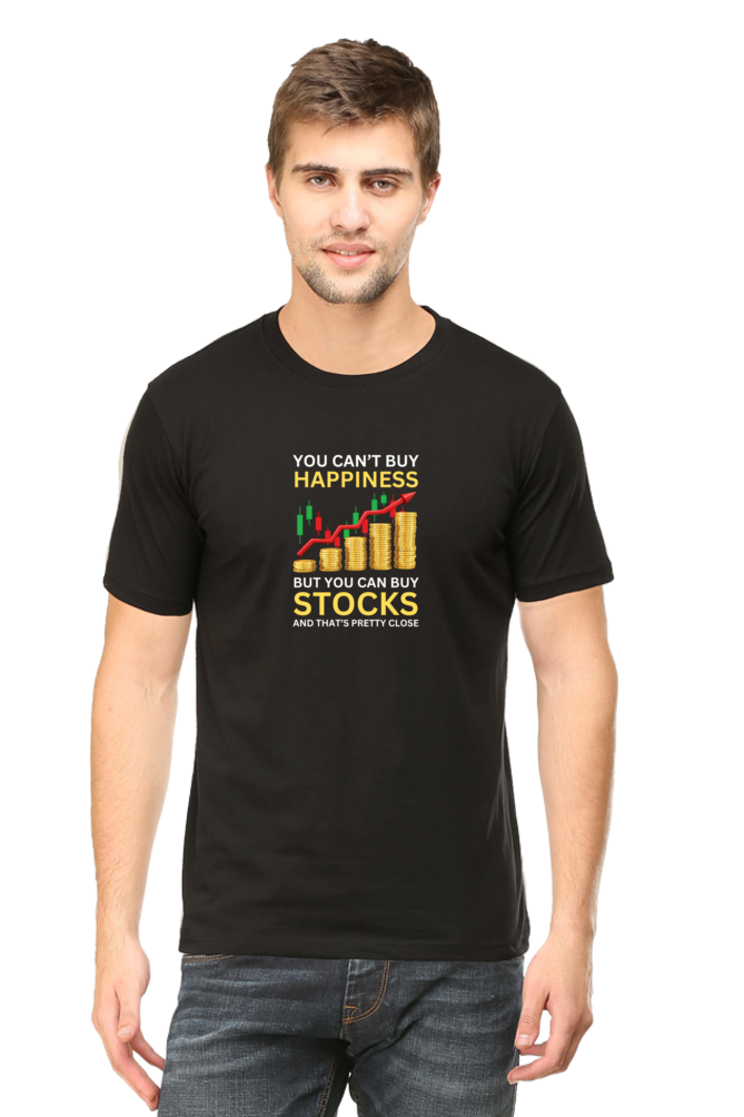 You Can't Buy Happiness But You Can Buy Stocks: Investor T-Shirt