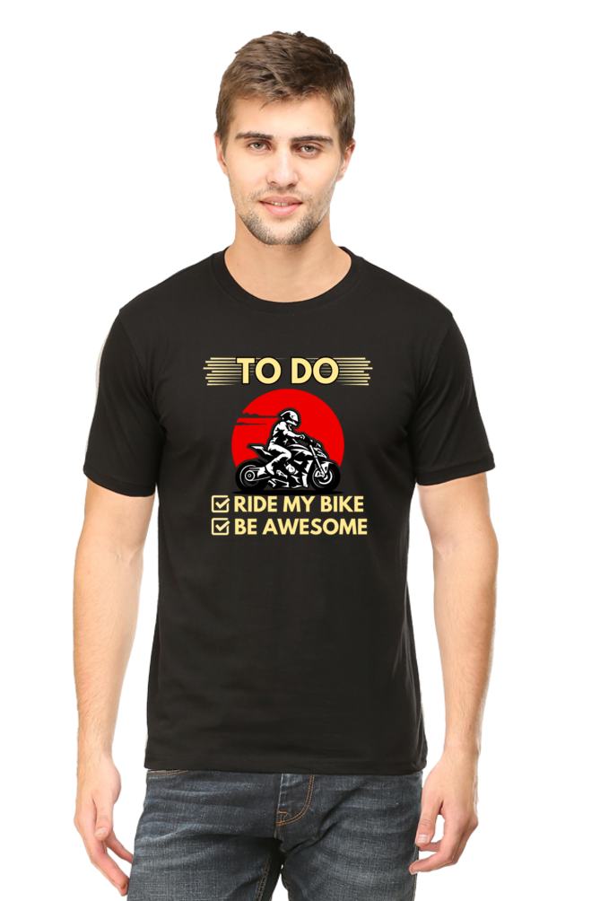 Ride My Bike & Be Awesome: Biker T-Shirt