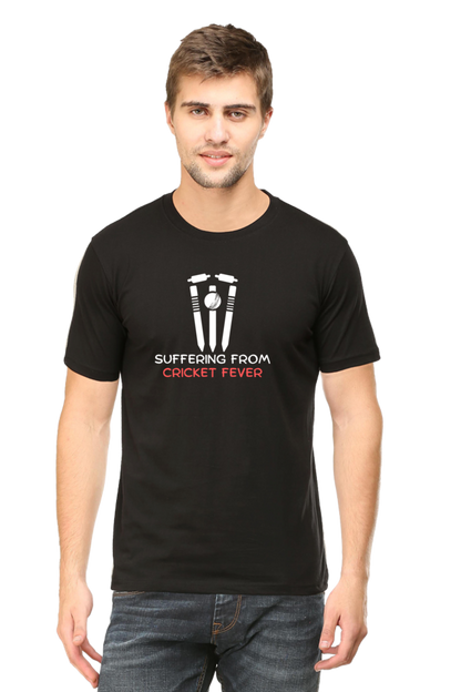 Suffering From Cricket Fever: Cricket T-Shirt