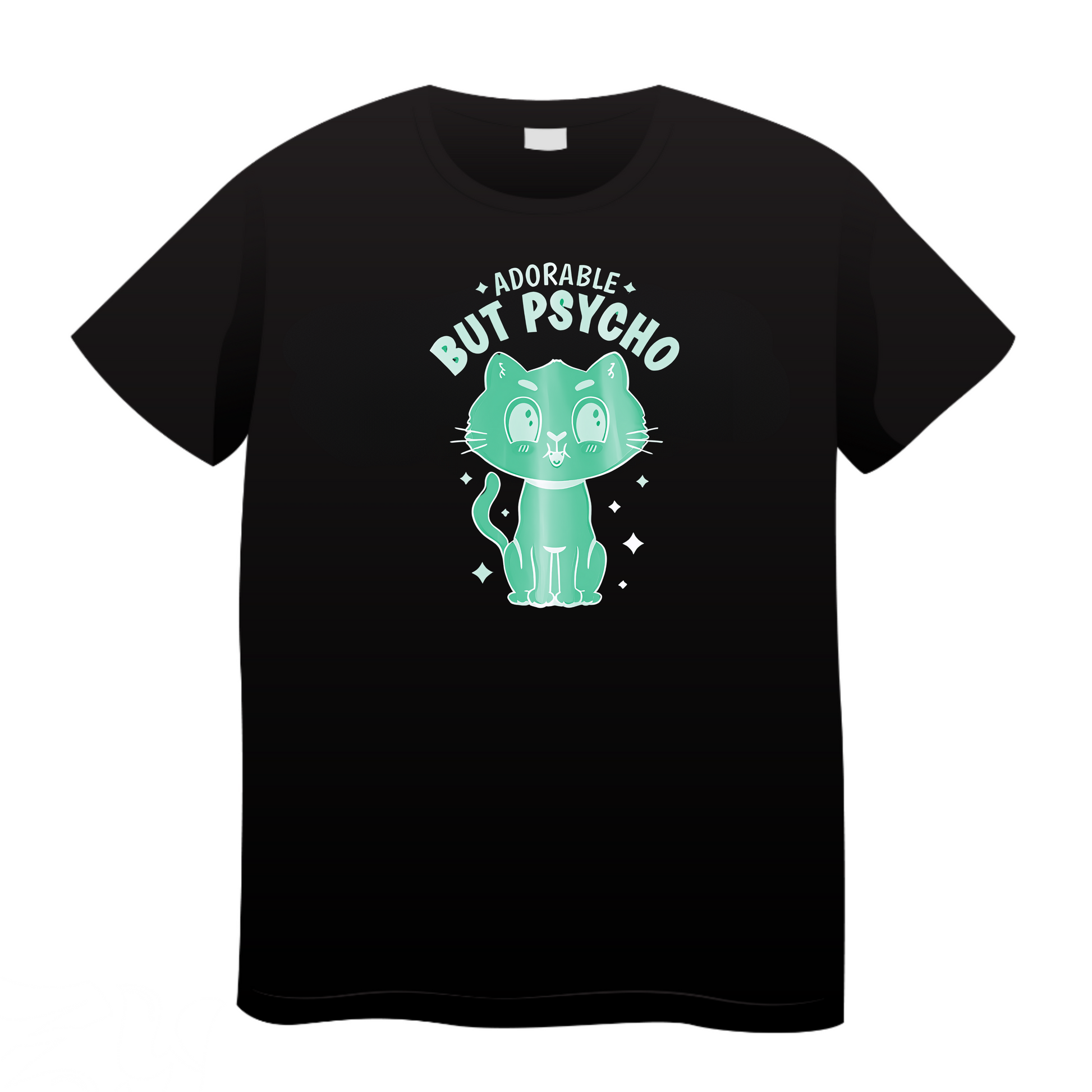 Adrobale But Psyscho: Cat T-Shirt