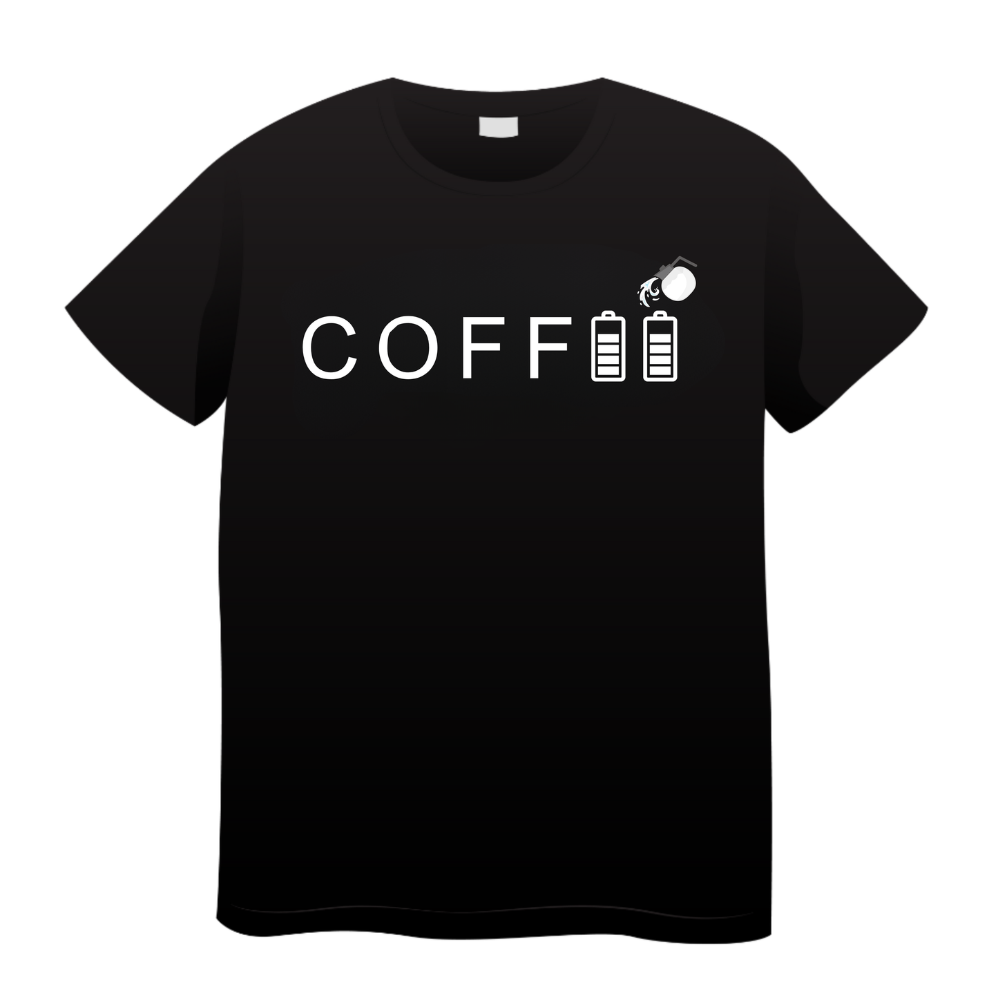 Battery Charge: Coffee T-Shirt