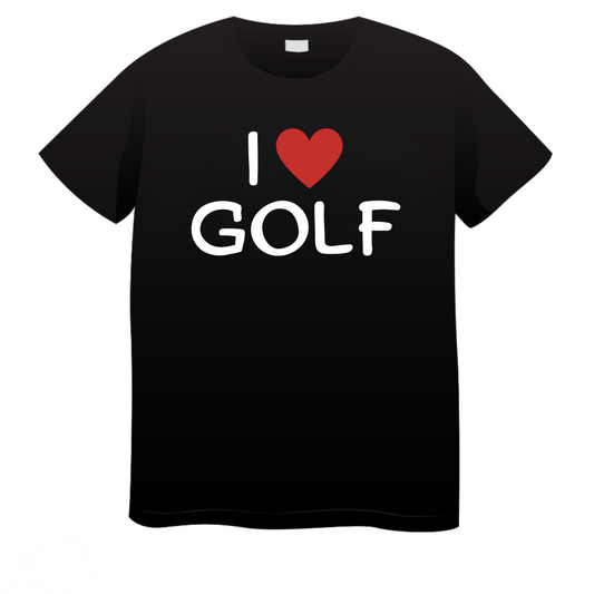 I Love Golf: Golf T-Shirt