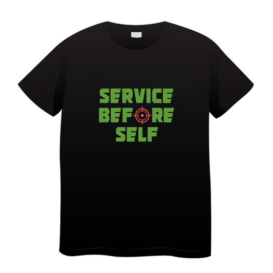 Service Before Self: Army T-Shirt