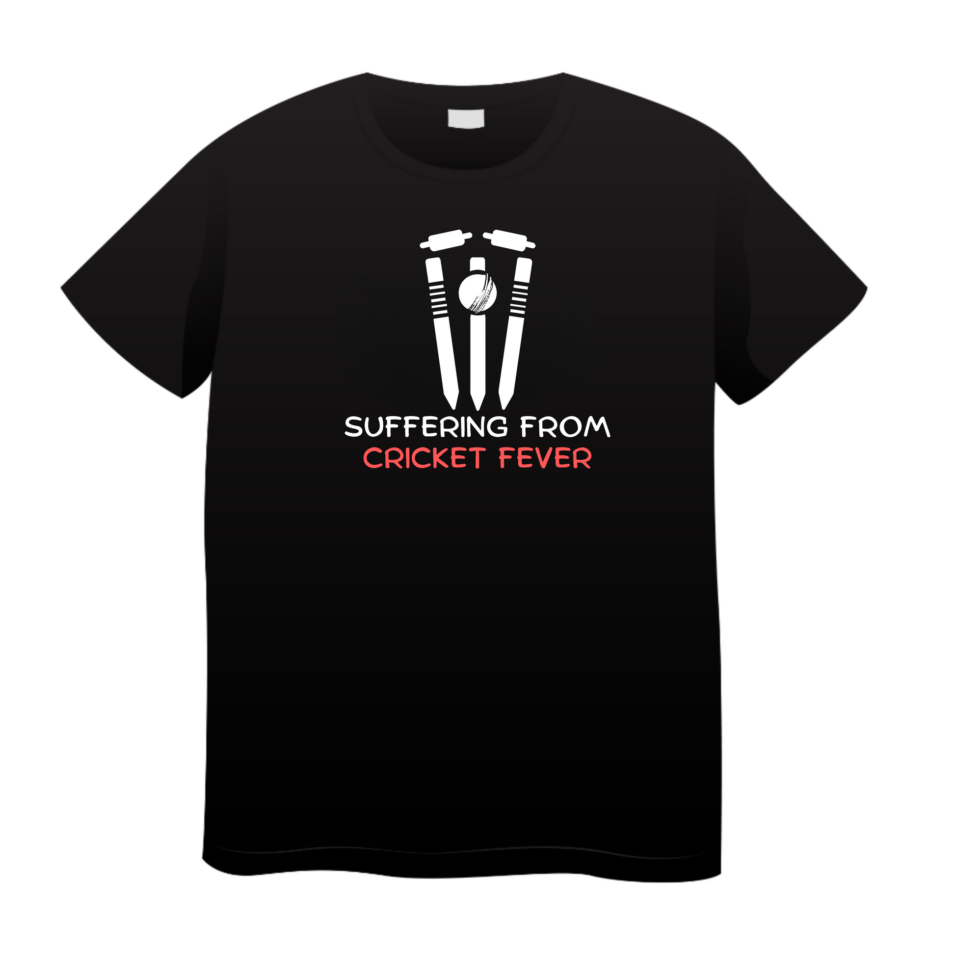 Suffering From Cricket Fever: Cricket T-Shirt