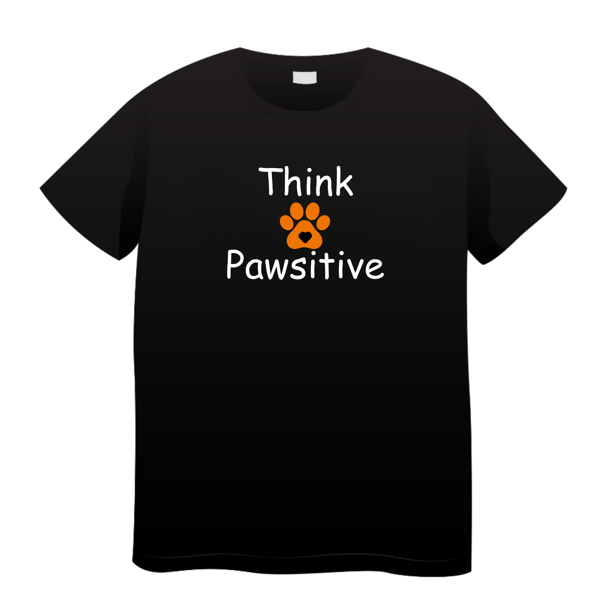 Think Pawsitive: Dog T-Shirt