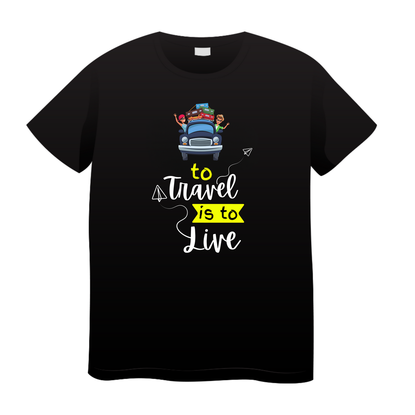 To Travel Is To Live: Travel T-shirt